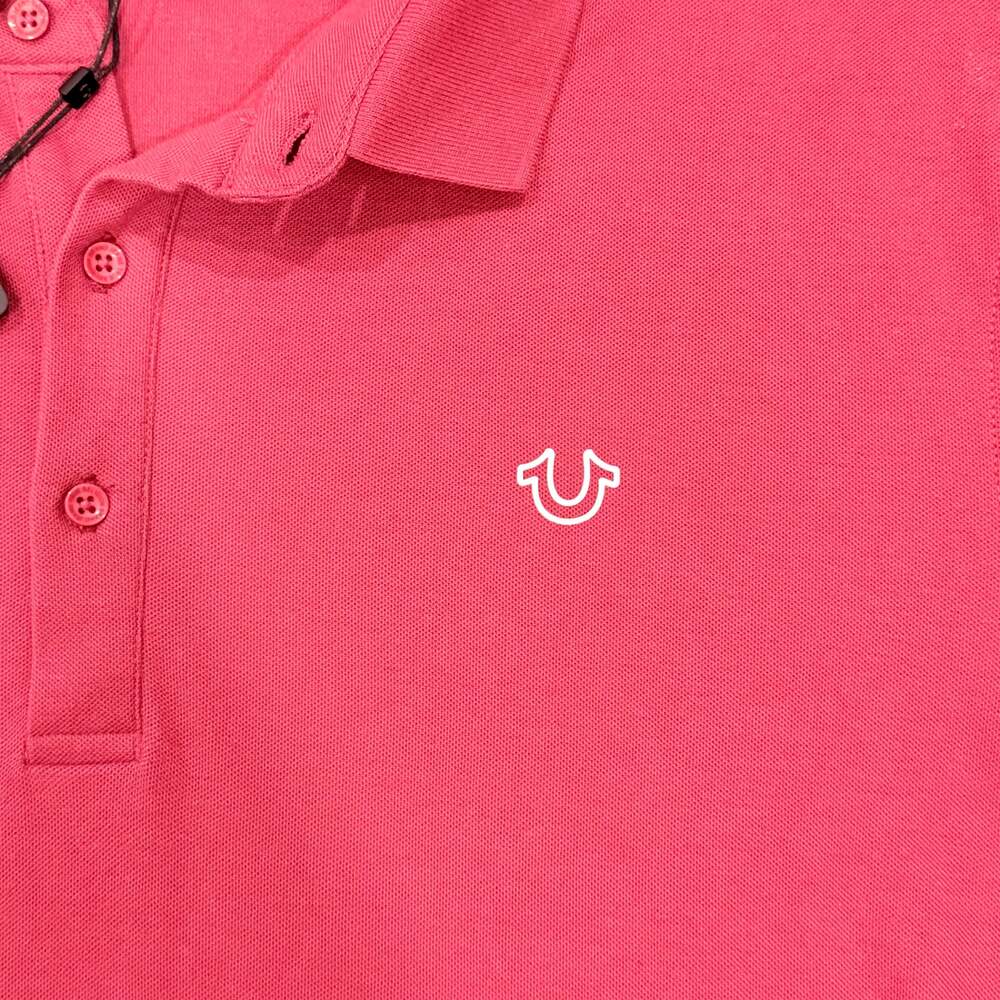 True Religion Men's Performance Polo Shirt Red Size 3XL - Picture 2 of 6